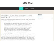Tablet Screenshot of lookami.com